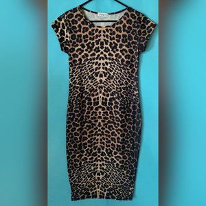 leopard print dress